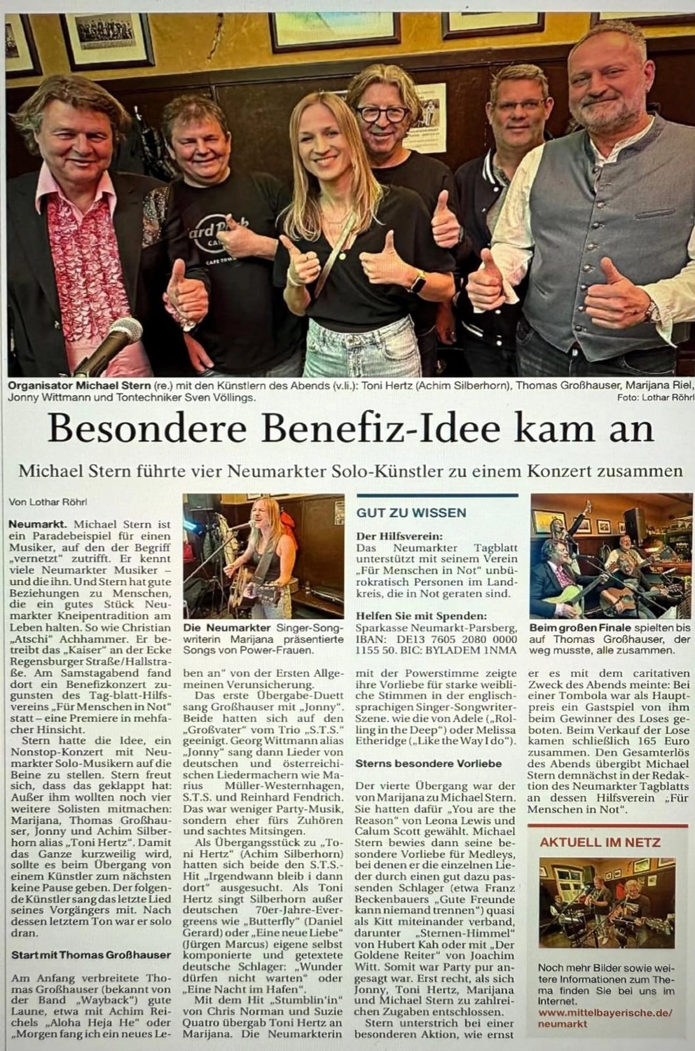 Michael Stern tritt auf